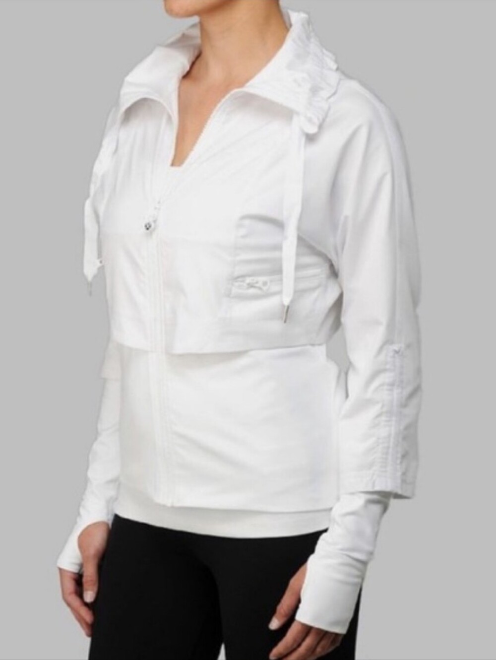Lululemon White Seek The Peak Jacket Size 8